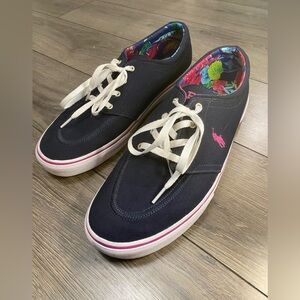 Polo Ralph Lauren Faxon X Canvas Low-Top Sneakers Size 14
